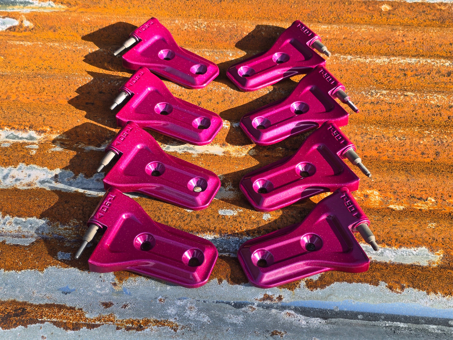 Jeep Wrangler JL JLU tuscadero hot pink replacement door hinges Jeep exterior accessories