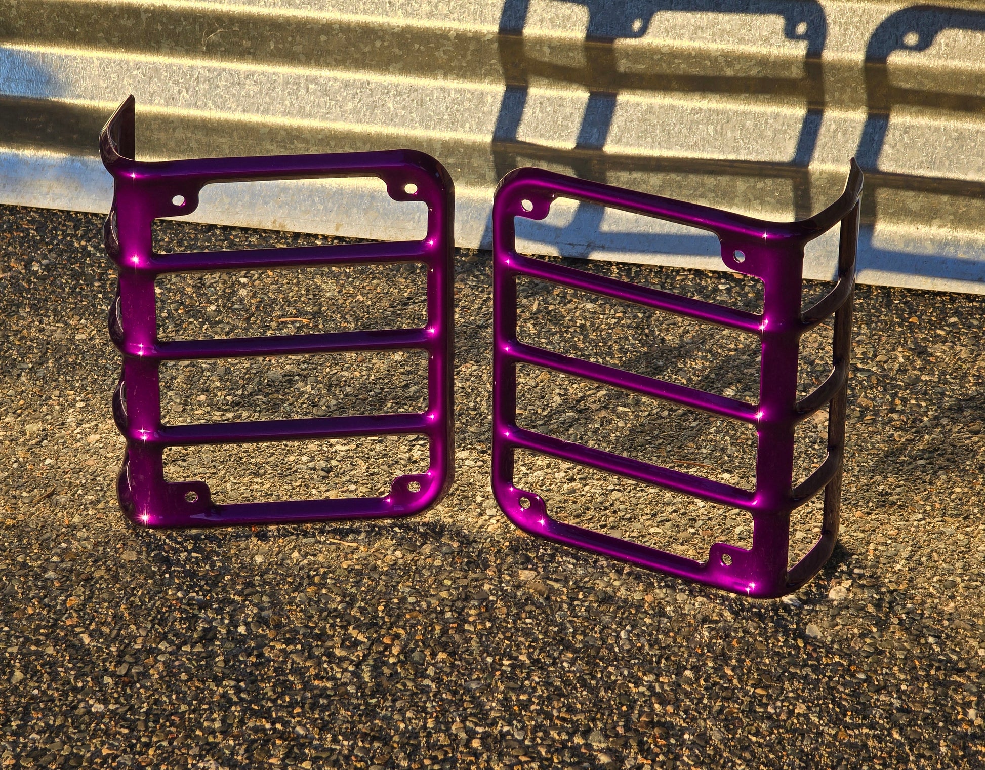 purple tail light covers jeep wrangler custom accessories jk jku