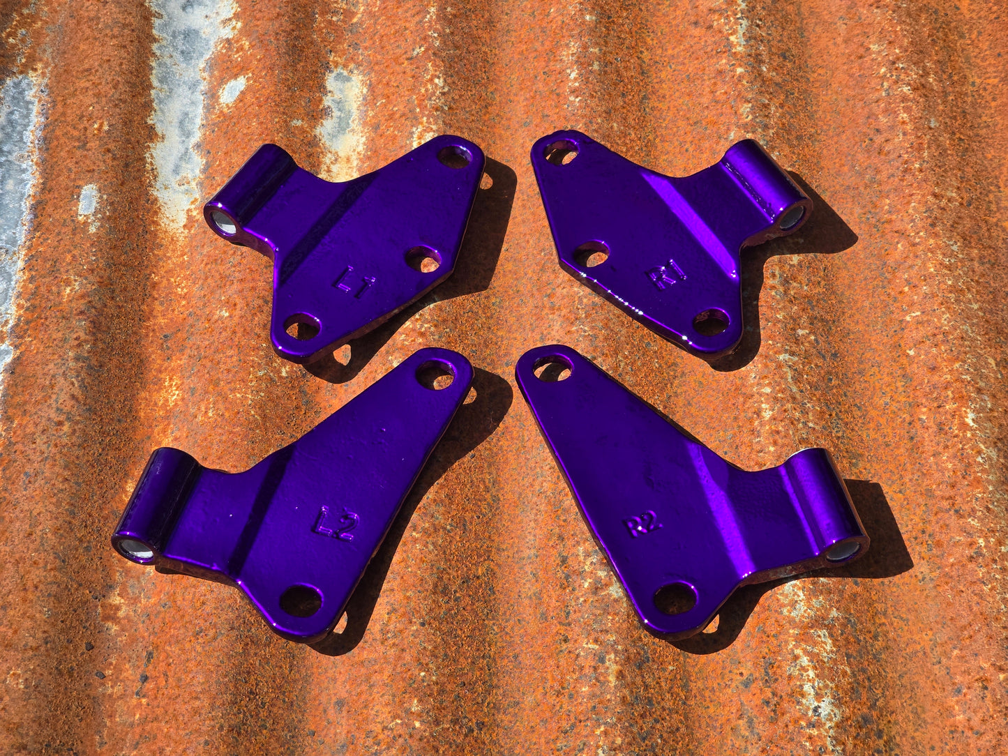 Inner Body Door Hinge Mounts for Jeep JK