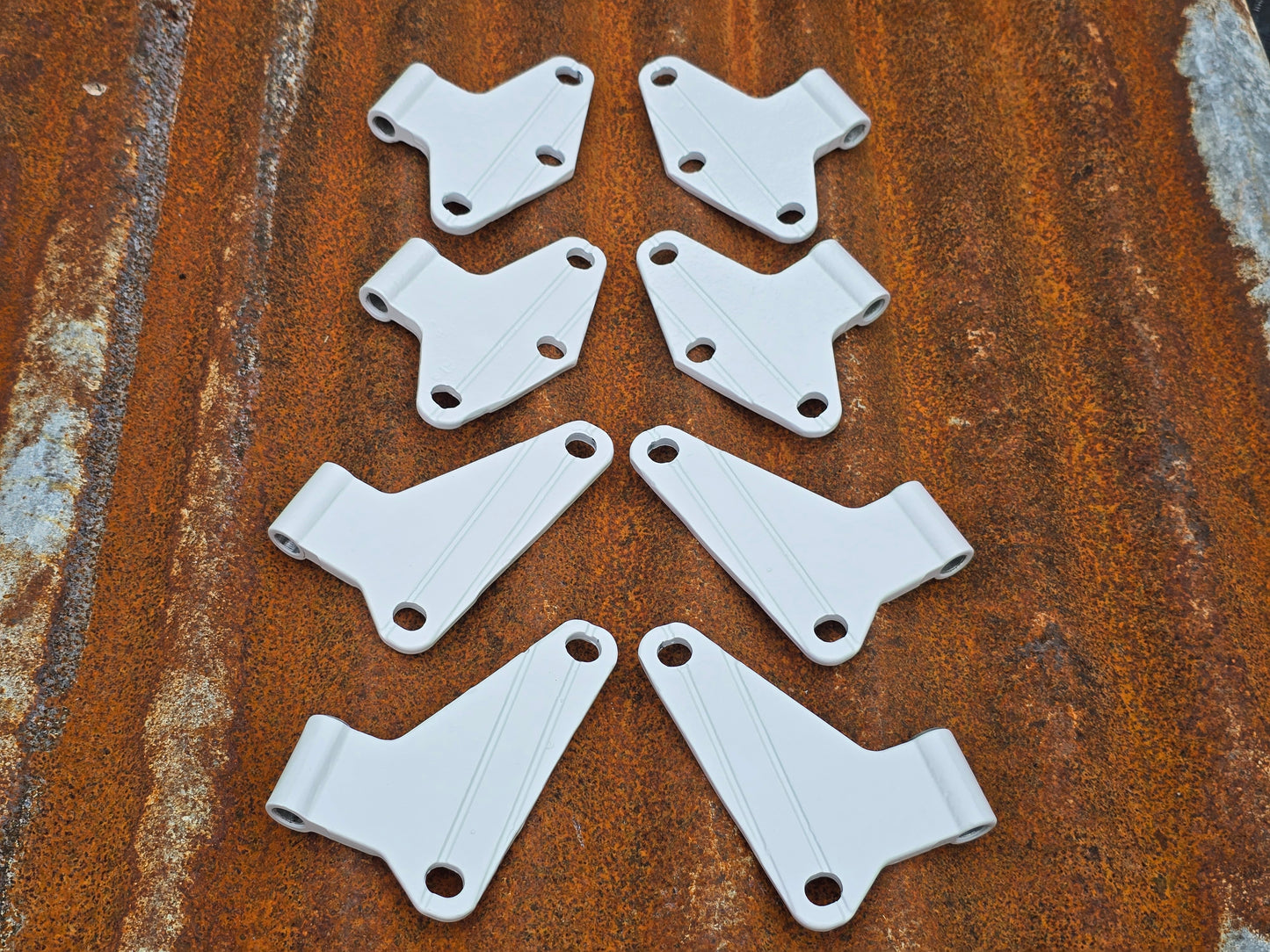 Inner Body Door Hinge Mounts for Jeep JK