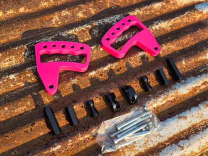 pink jeep handles for wrangler jk jku hot pink accessories interior accessories for modded jeeps
